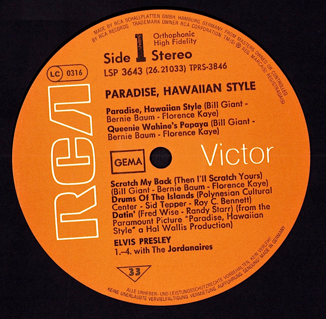 Elvis Presley - Paradise, Hawaiian Style (Vinyl LP | DE Reissue)