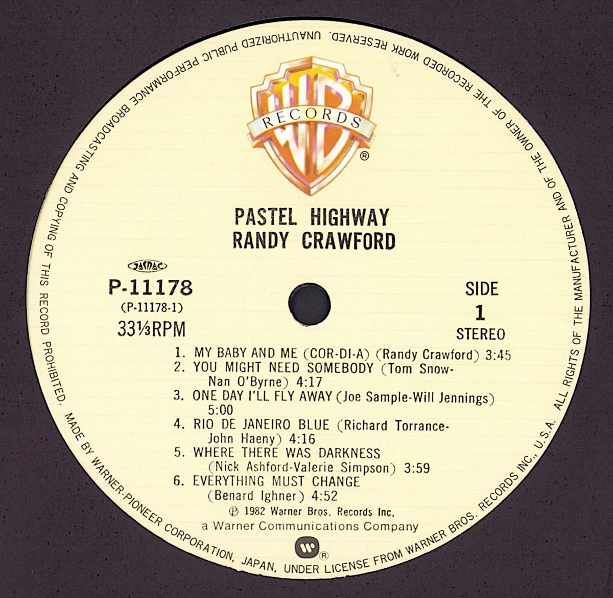 Randy Crawford – Pastel Highway Vinyl LP