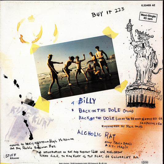 King Kurt – Billy (Vinyl 12" | DE Original | Orange Vinyl | 1985)