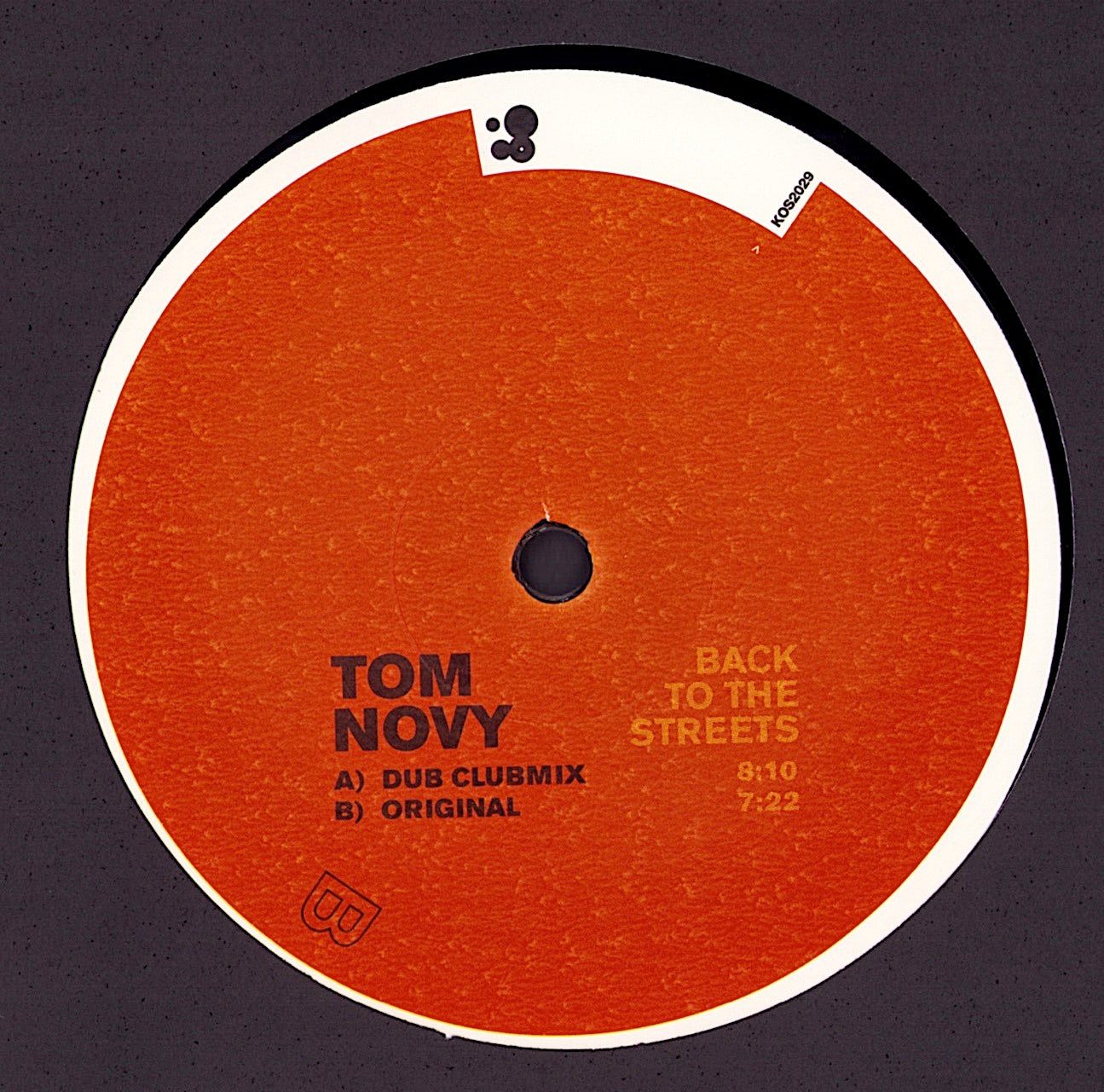Tom Novy – Back To The Streets Vinyl 12"