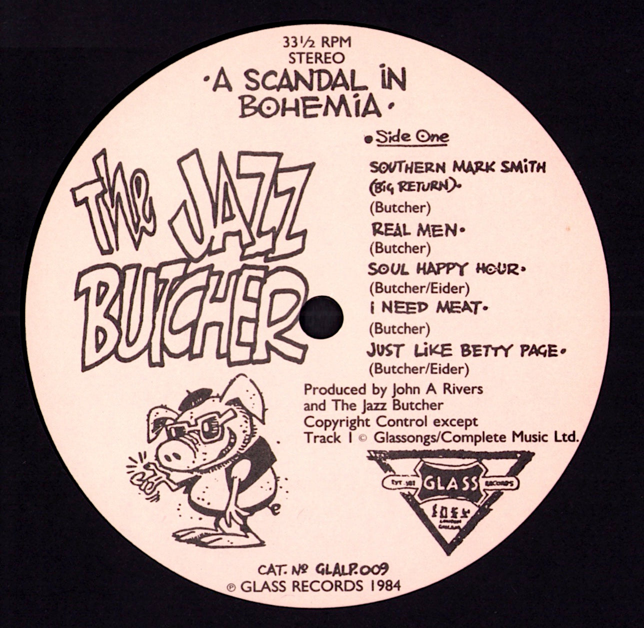 The Jazz Butcher - A Scandal In Bohemia Vinyl LP | DE Original | 1985 Kopie