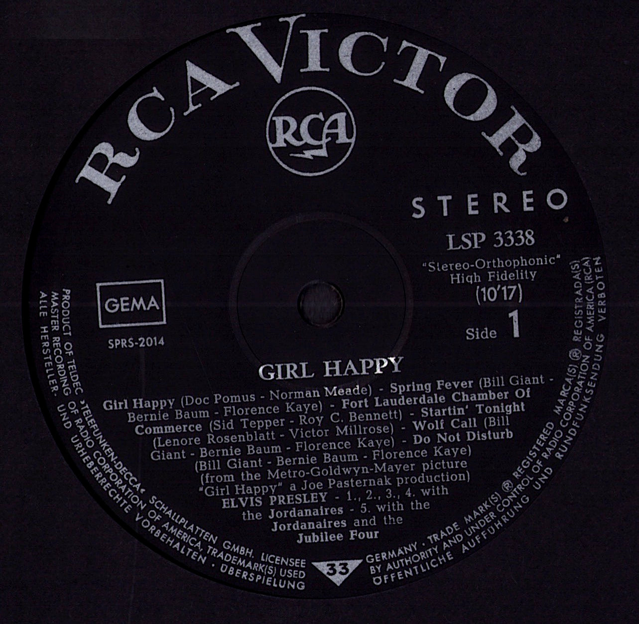 Elvis Presley - Girl Happy (Vinyl LP | DE Original | 1965)