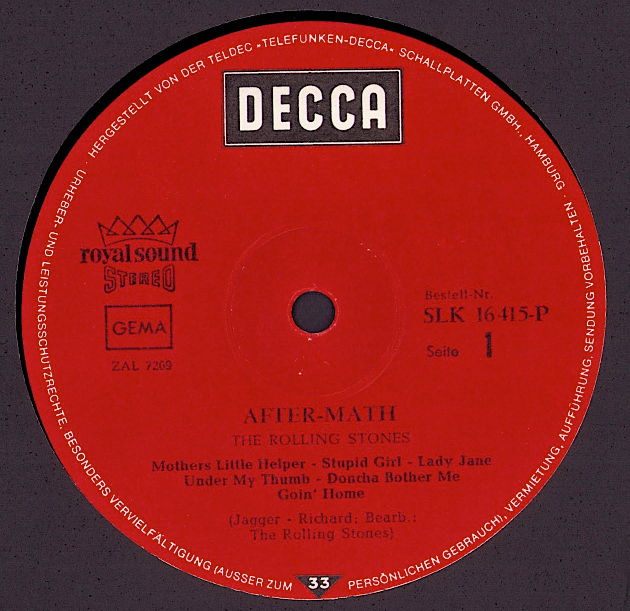 The Rolling Stones - Aftermath Vinyl LP