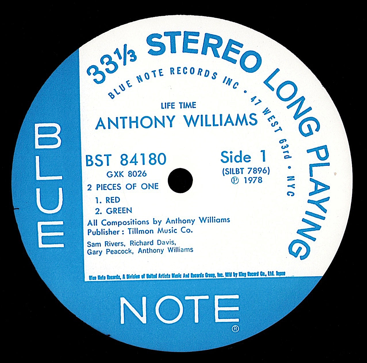Anthony Williams - Life Time Vinyl LP