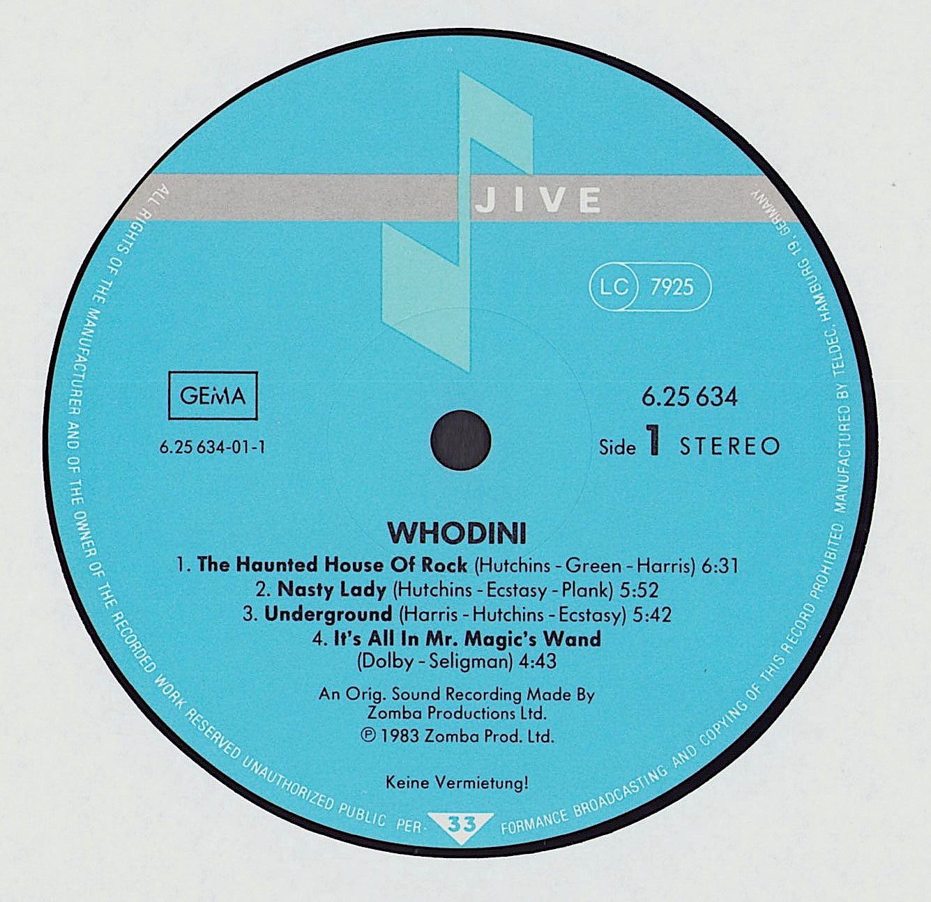 Whodini - Whodini Vinyl LP
