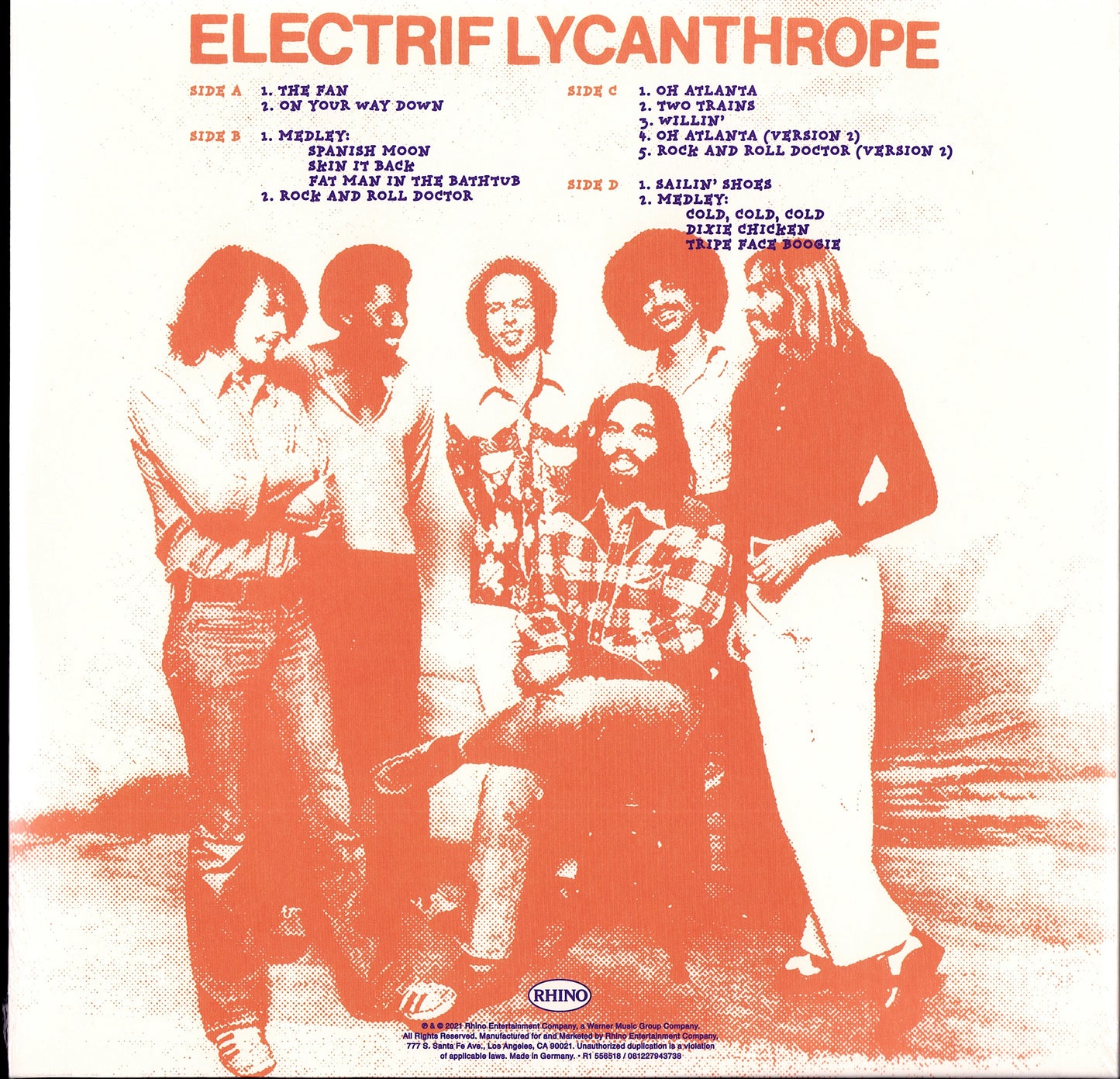 Little Feat - Electrif Lycanthrope Live At Ultra-Sonic Studios (Vinyl 2LP) Limited Edition RSD 2021