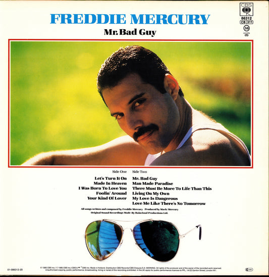 Freddie Mercury - Mr. Bad Guy Vinyl LP | EU Reissue Kopie