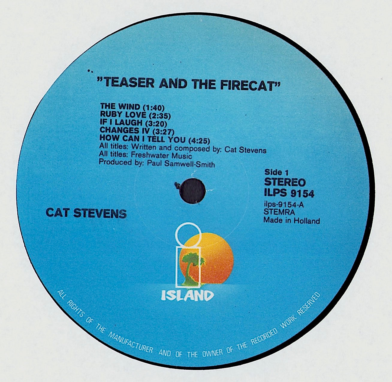 Cat Stevens - Teaser And The Firecat Vinyl LP