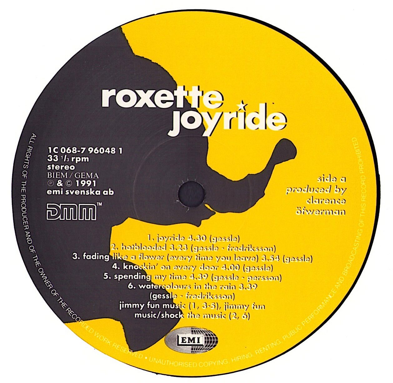 Roxette – Joyride Vinyl LP