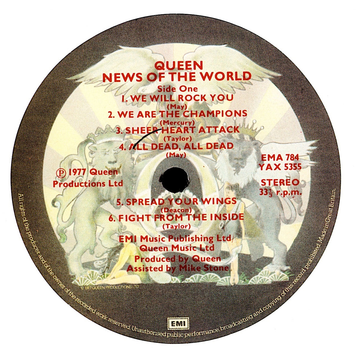 Queen - News Of The World Vinyl LP | UK Original | 1977 Kopie