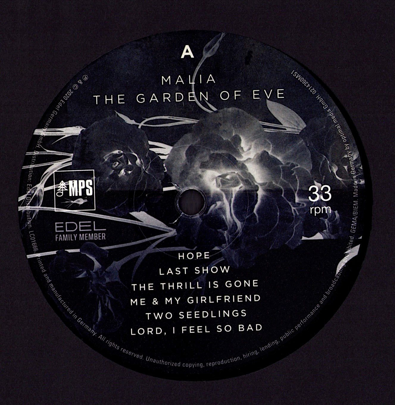 Malia – The Garden Of Eve Vinyl LP