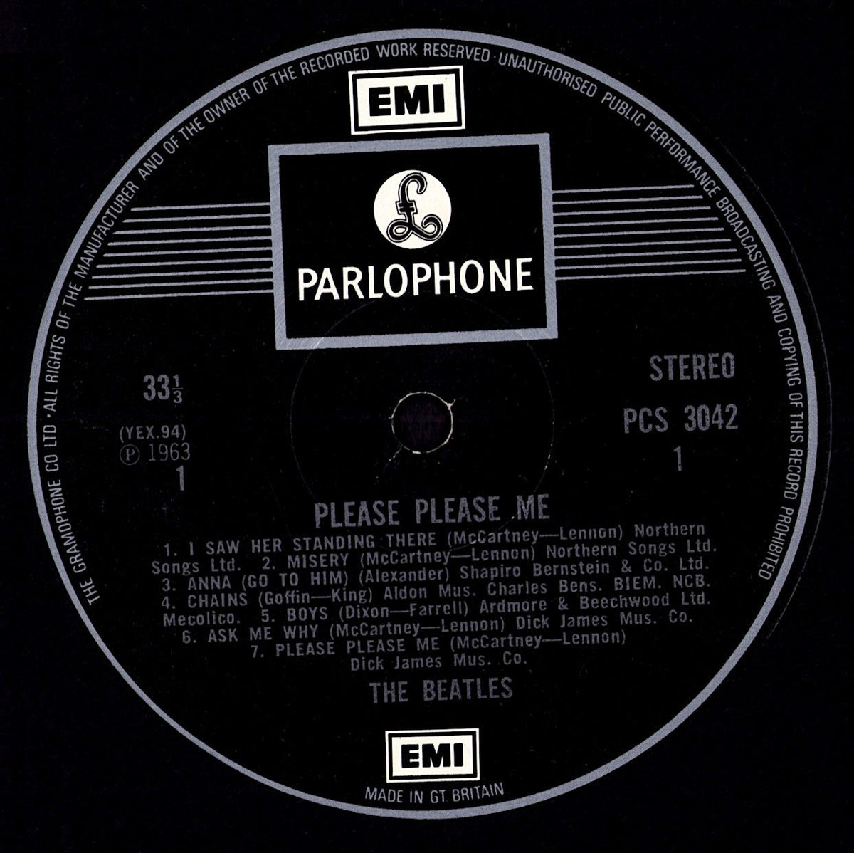 The Beatles - Please Please Me Vinyl LP | UK Reissue | 1971