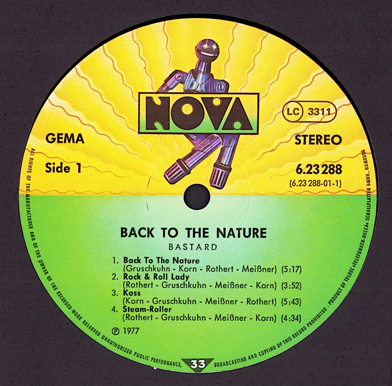 Bastard – Back To The Nature Vinyl LP