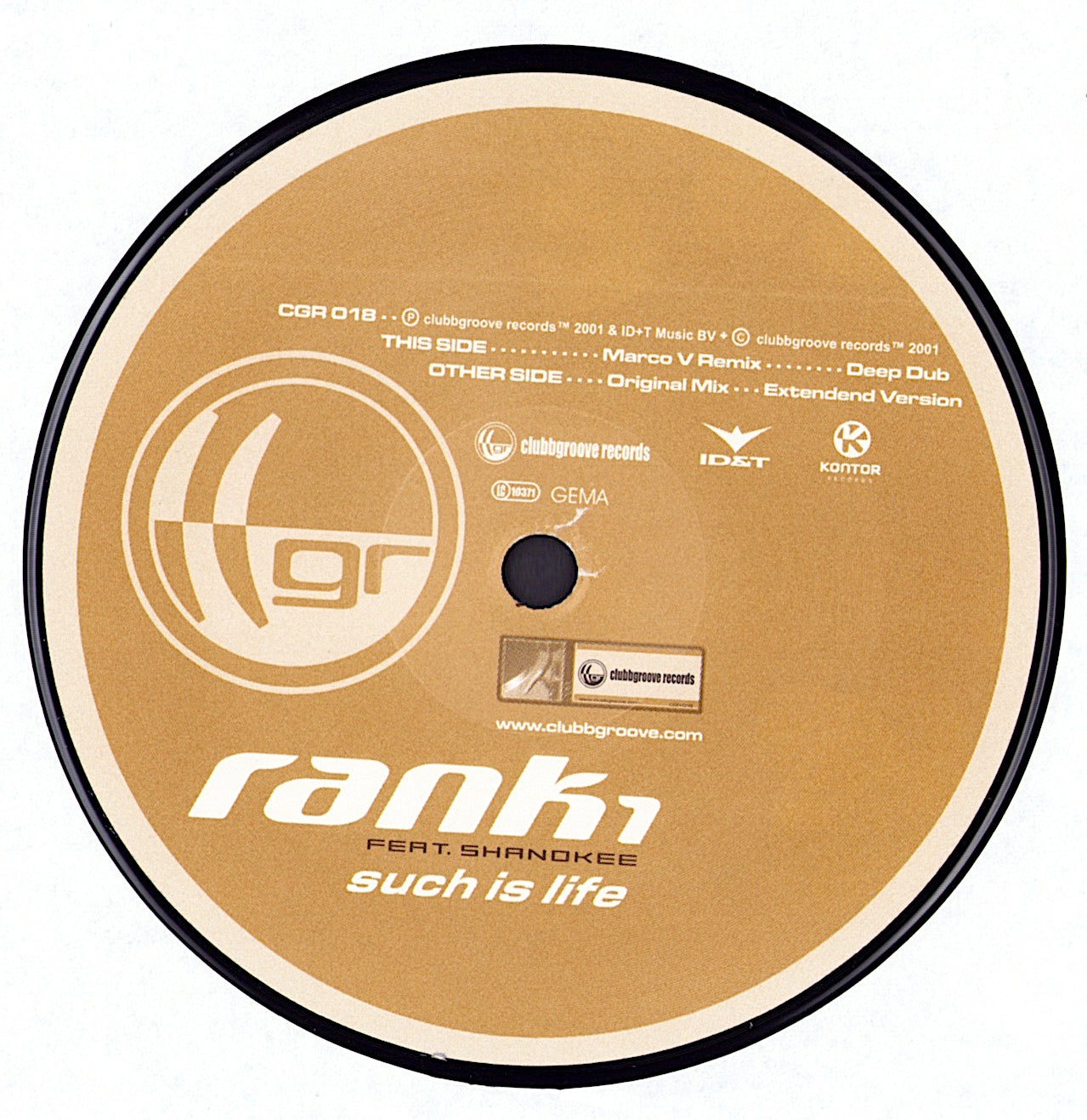 Rank 1 - Such Is Life Vinyl 12"