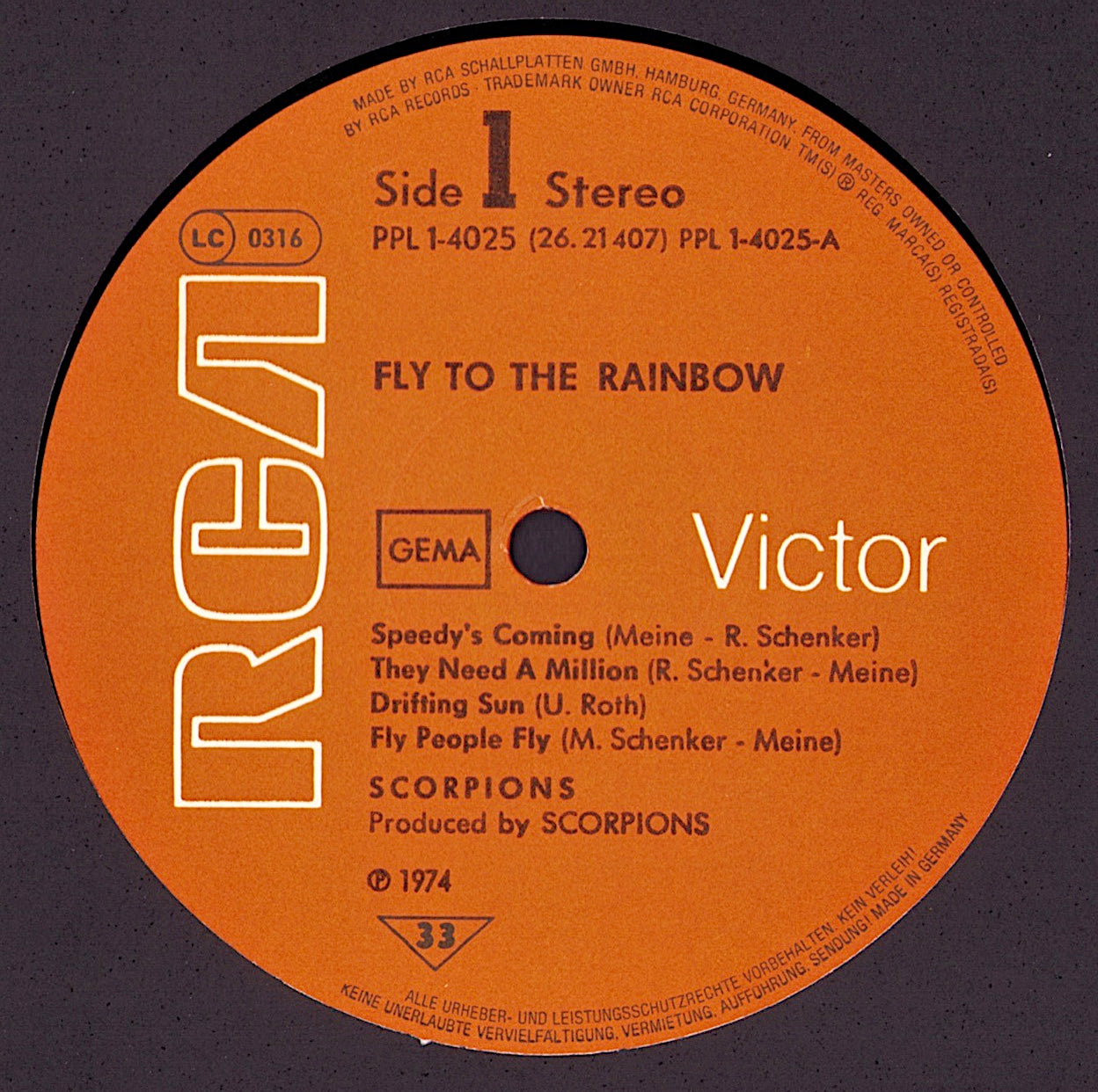 Scorpions - Fly To The Rainbow Vinyl LP