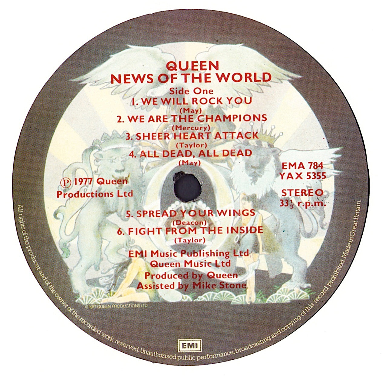 Queen - News Of The World Vinyl LP UK