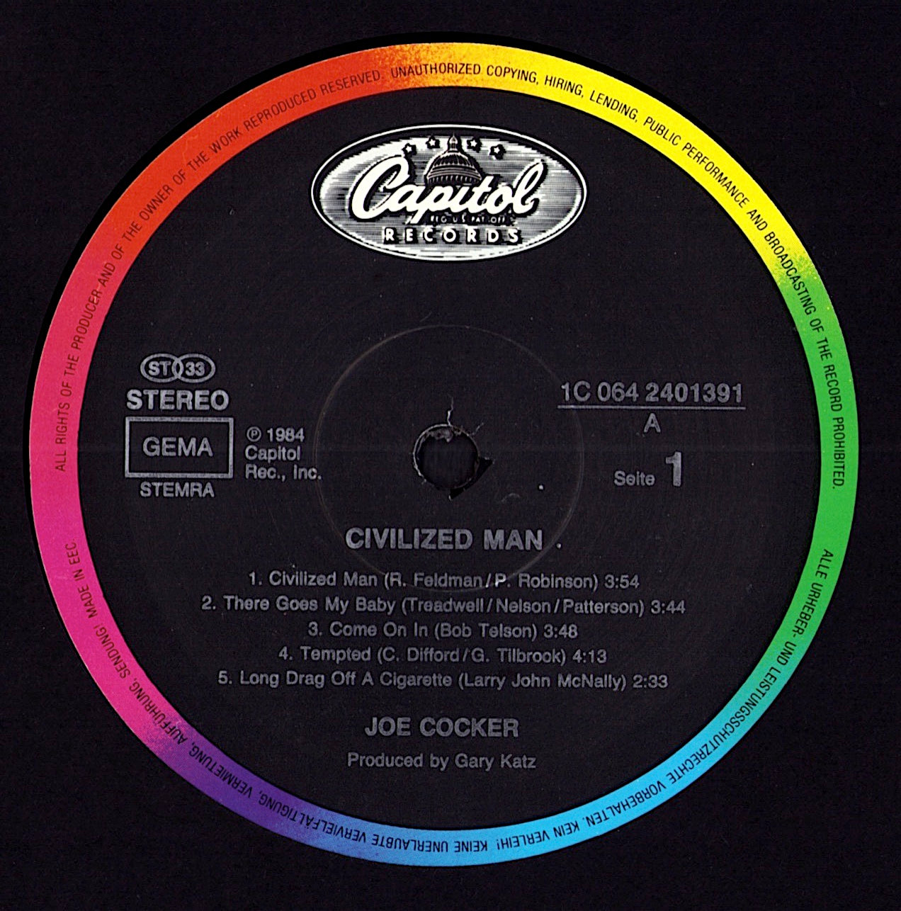 Joe Cocker - Civilized Man (Vinyl LP | EU Reissue)