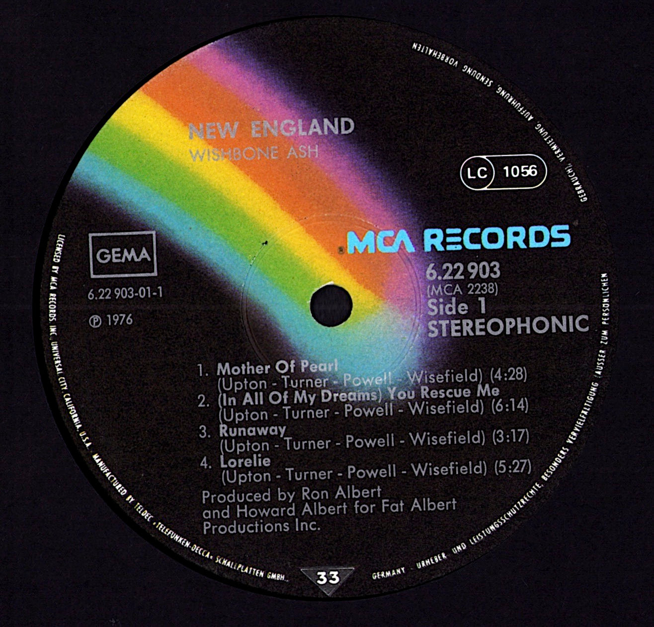Wishbone Ash - New England Vinyl LP | DE Reissue | 1977 Kopie
