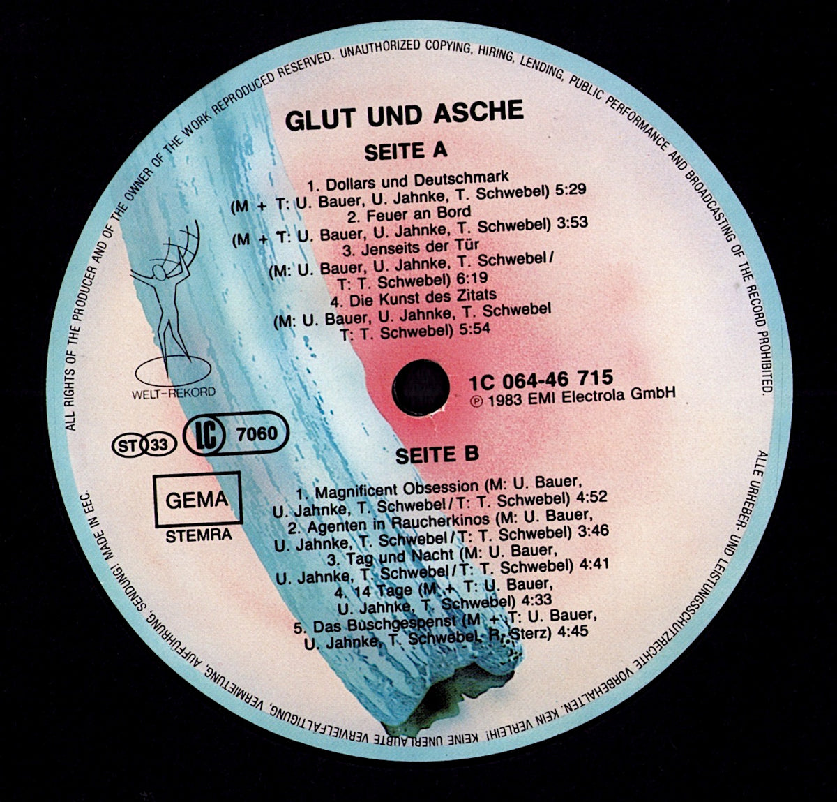 Fehlfarben - Glut Und Asche (Vinyl LP | DE Original | 1983)