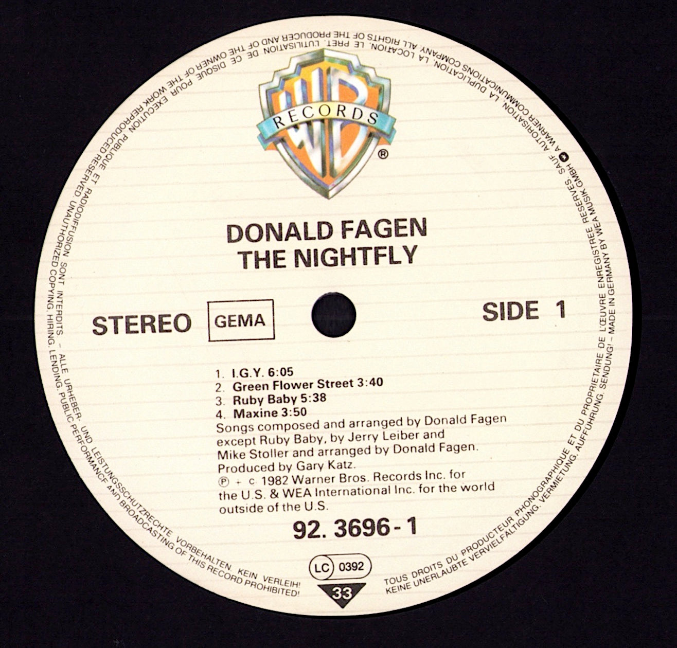 Donald Fagen - The Nightfly (Vinyl LP)