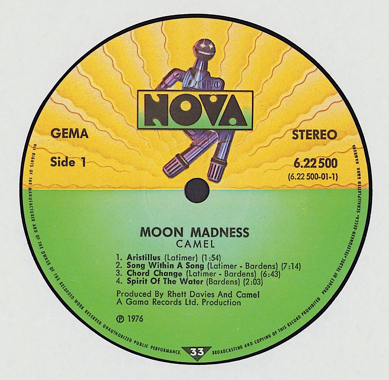 Camel - Moonmadness Vinyl LP