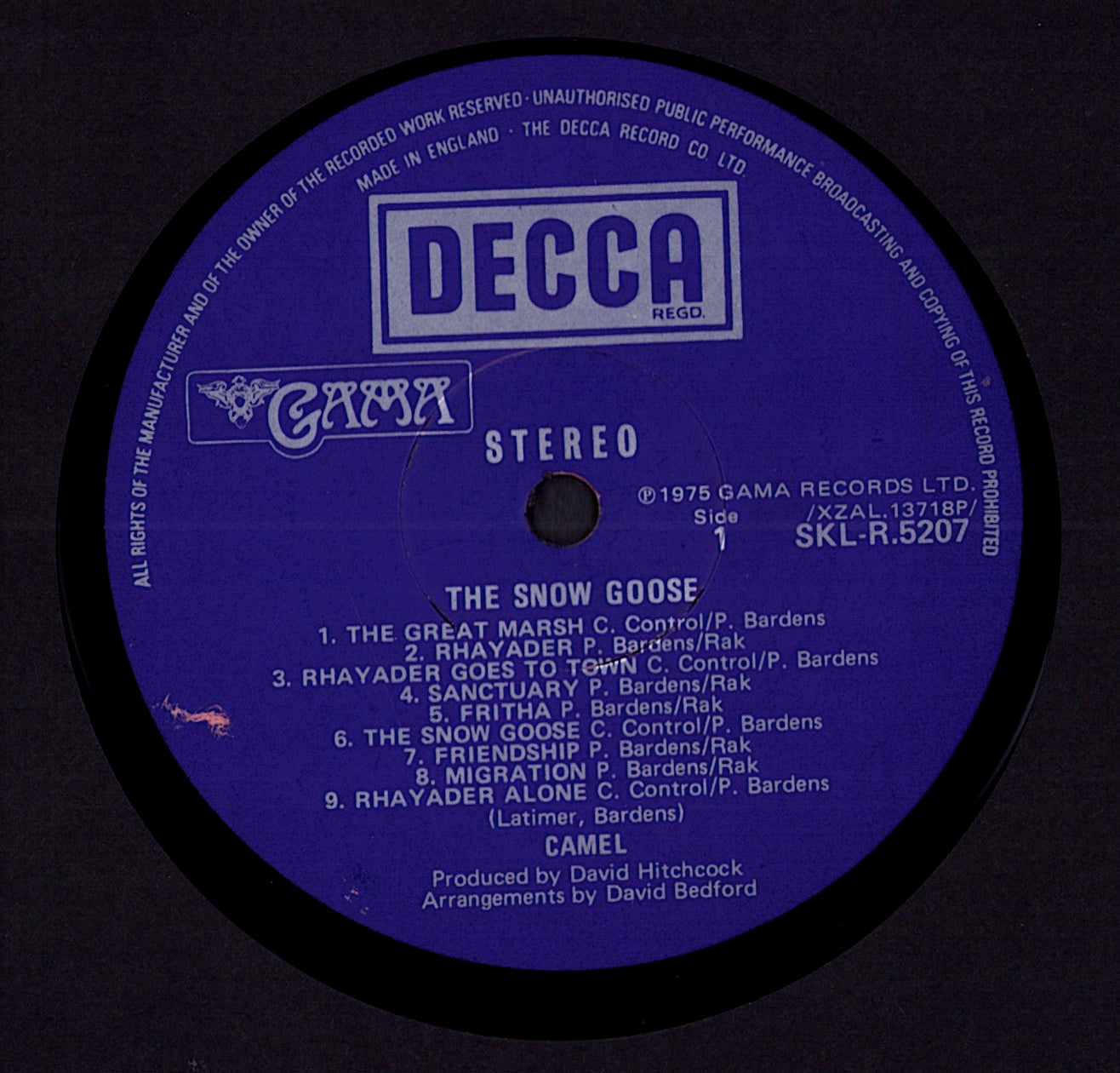 Camel - The Snow Goose (Vinyl LP | UK Repress | 1975)