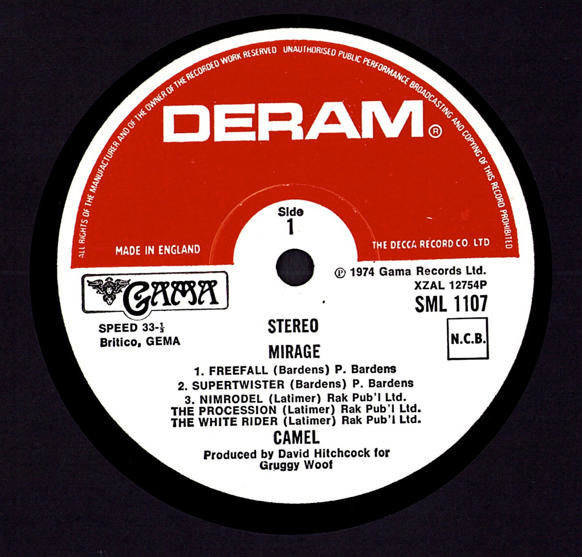 Camel - Mirage (Vinyl LP | UK Original | 1974)