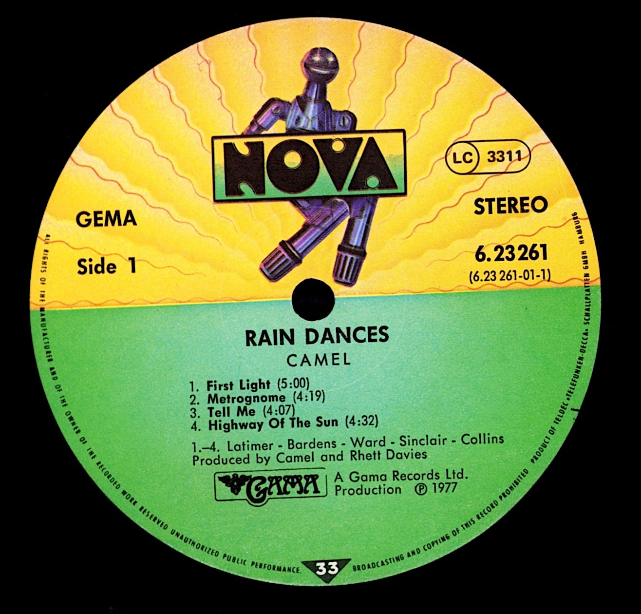 Camel - Rain Dances (Vinyl LP | DE Original | 1977)