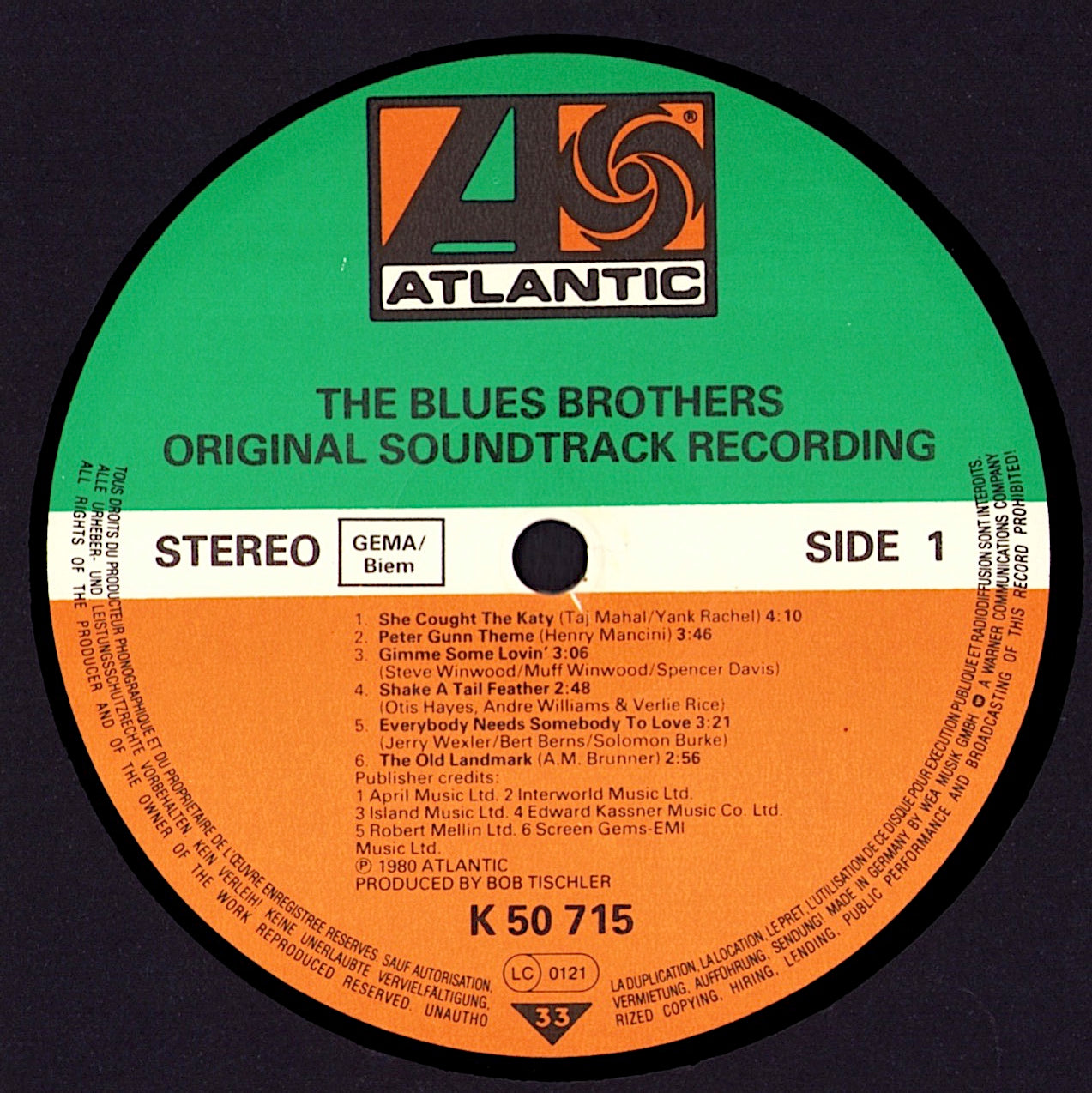 The Blues Brothers – The Blues Brothers Original Soundtrack Recording Vinyl LP