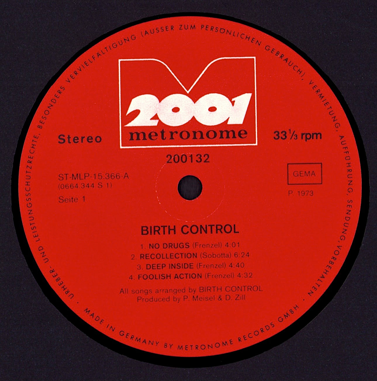 Birth Control Vinyl LP