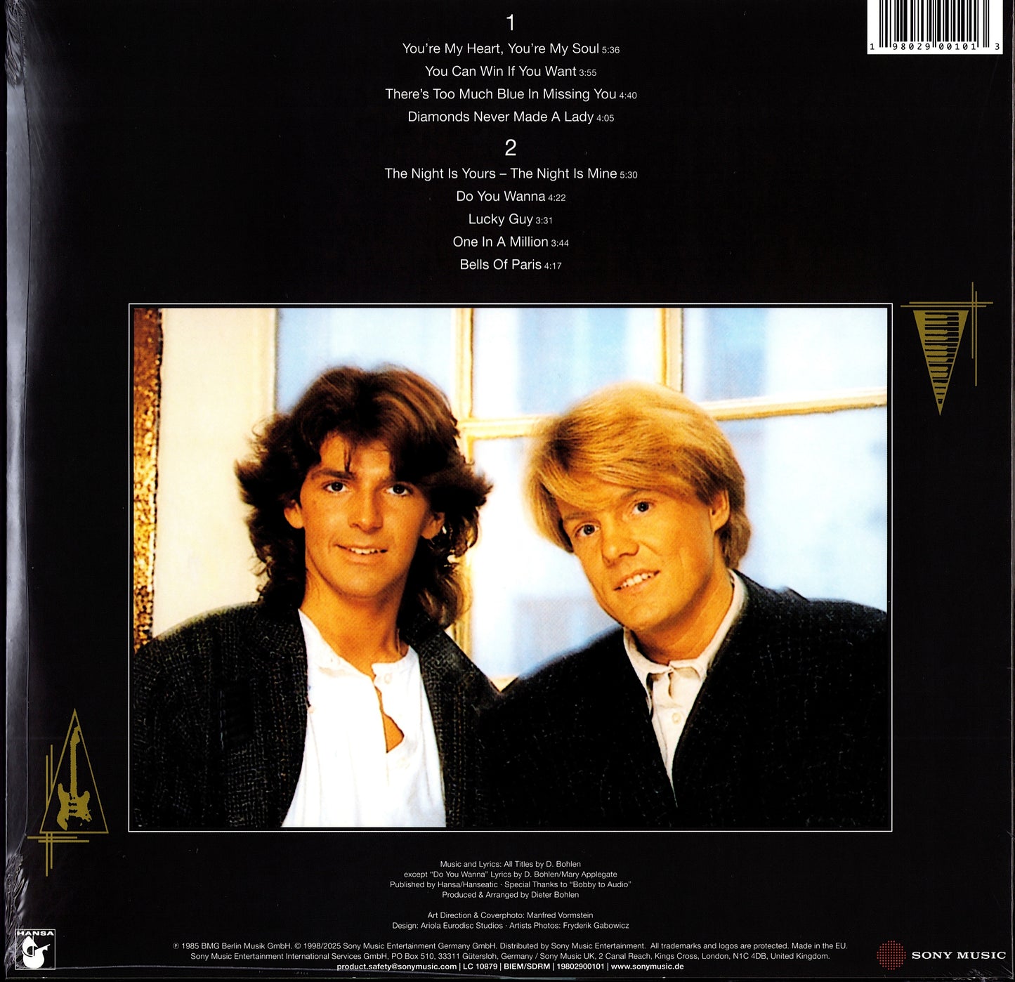 Modern Talking - The First Album 40th Anniversary Edition Limited Edition Gold Vinyl LP