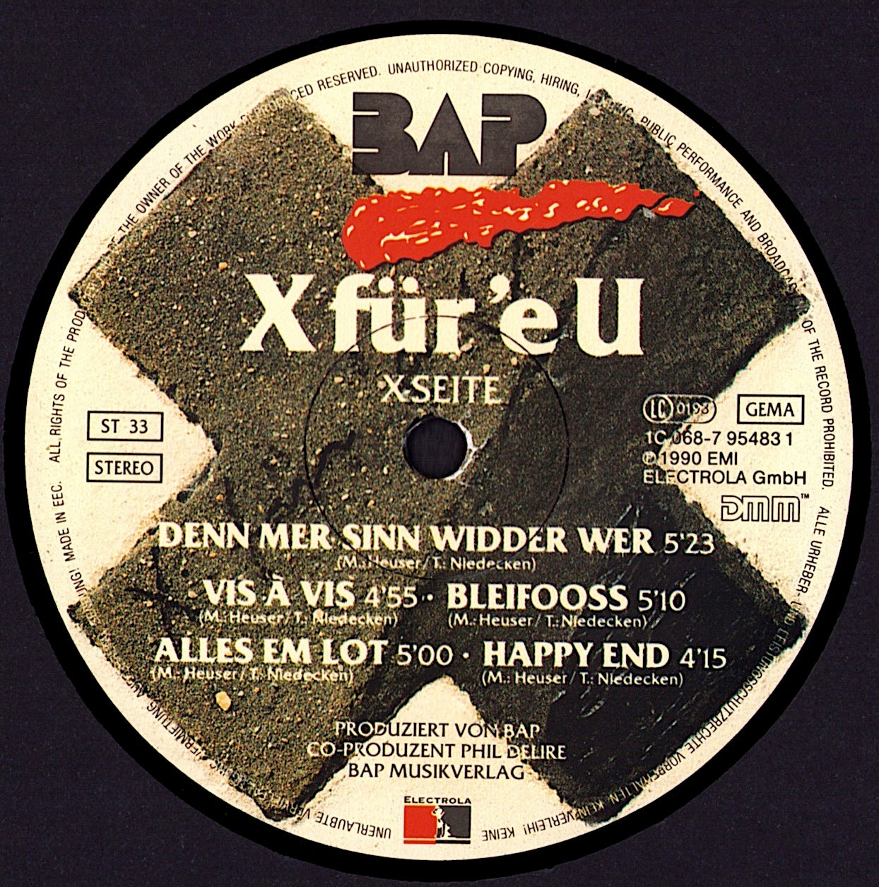 BAP - X Für 'e U Vinyl LP