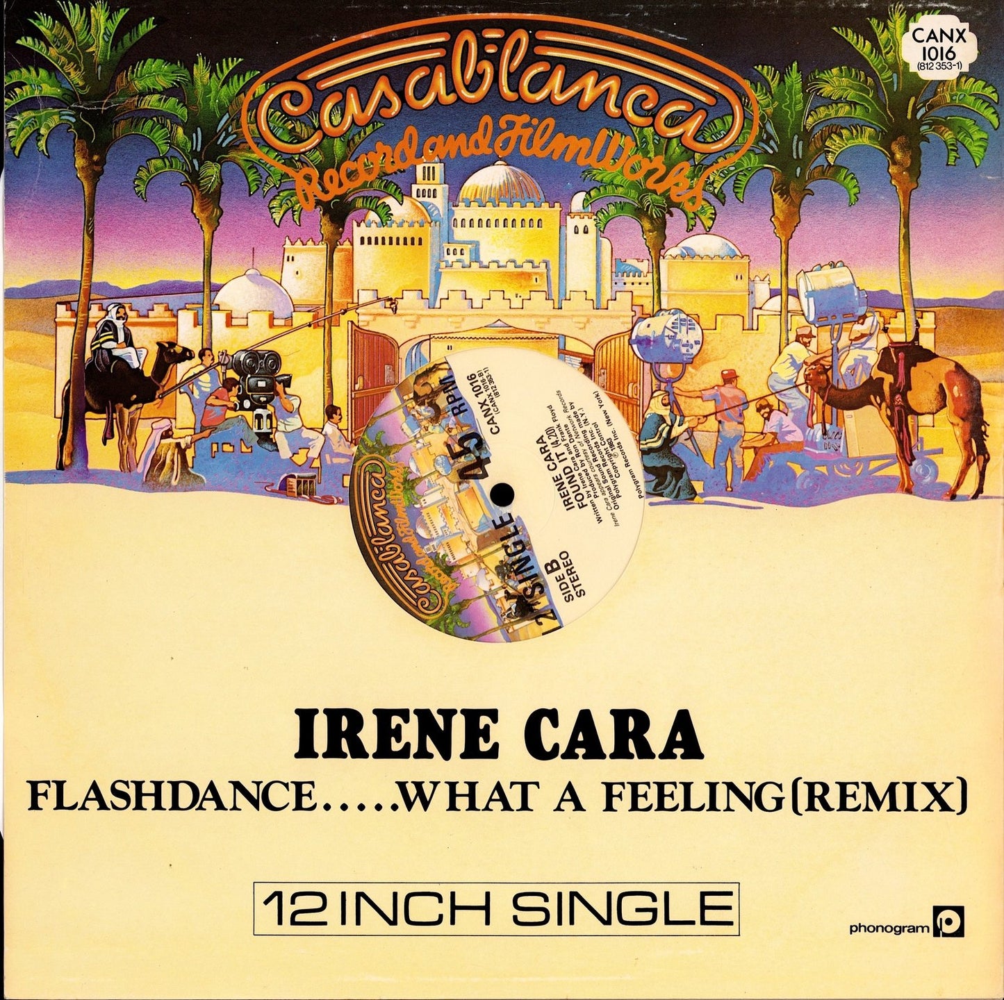 Irene Cara – Flashdance... What A Feeling Remix Vinyl 12" Maxi-Single