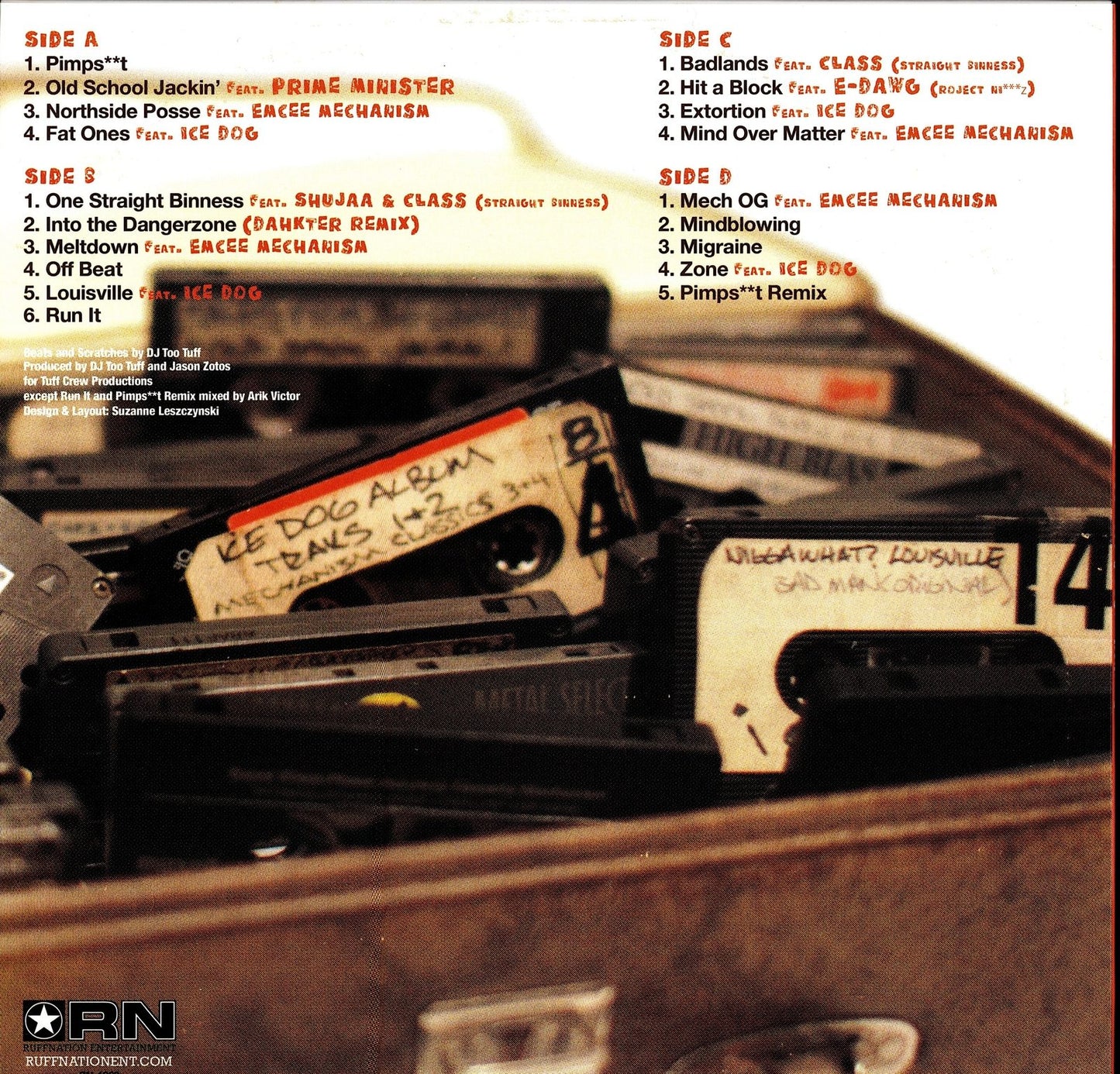 Tuff Crew - DJ Too Tuff´s Lost Archives Vinyl 2LP