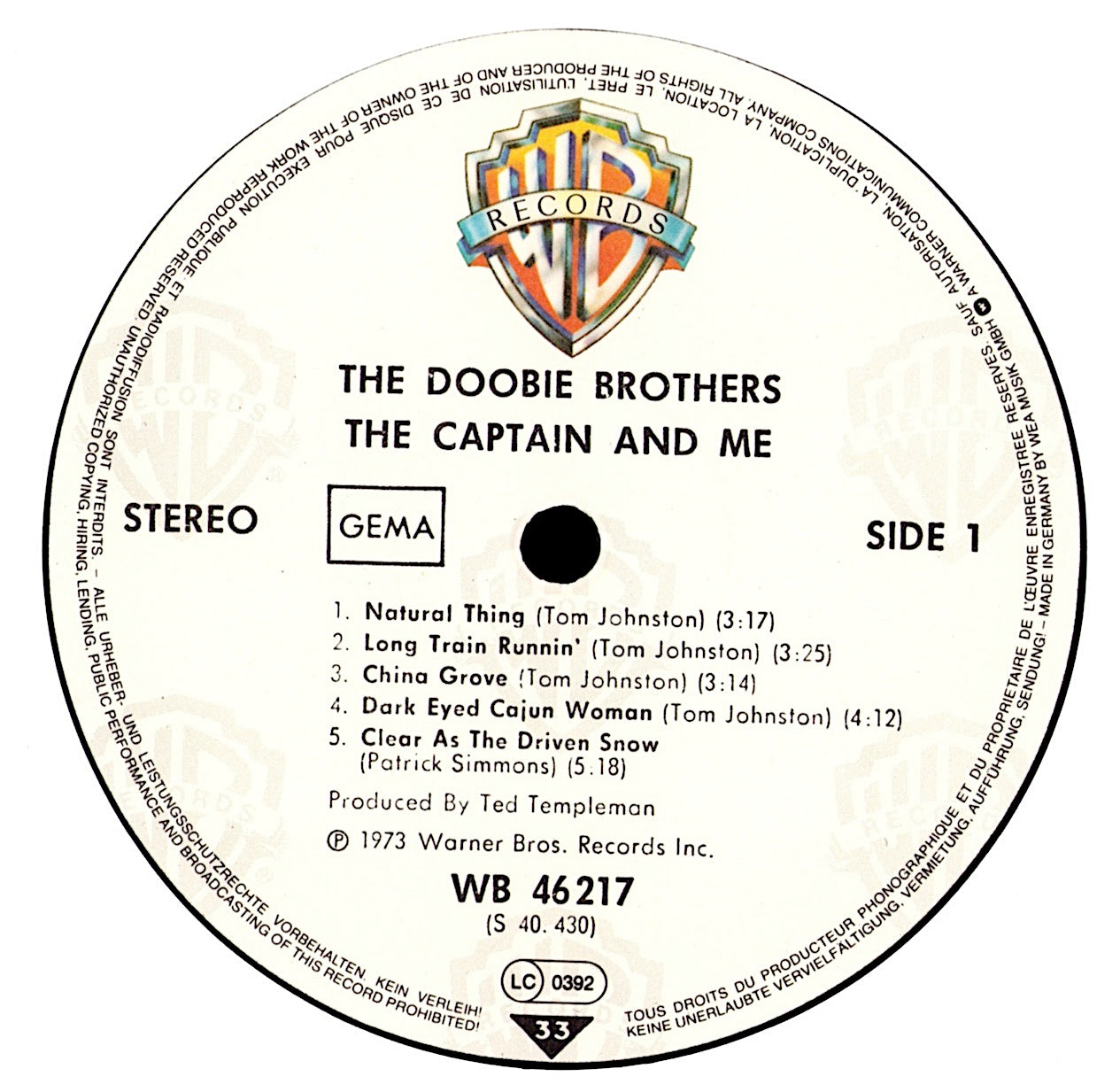 The Doobie Brothers – The Captain And Me