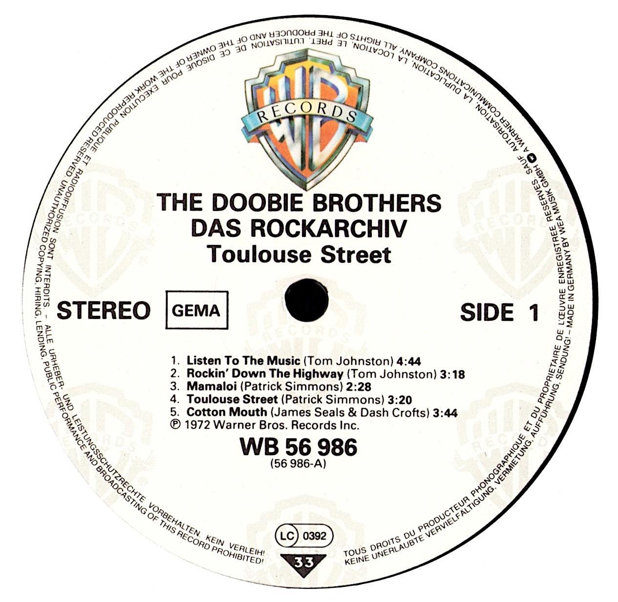 The Doobie Brothers – Toulouse Street