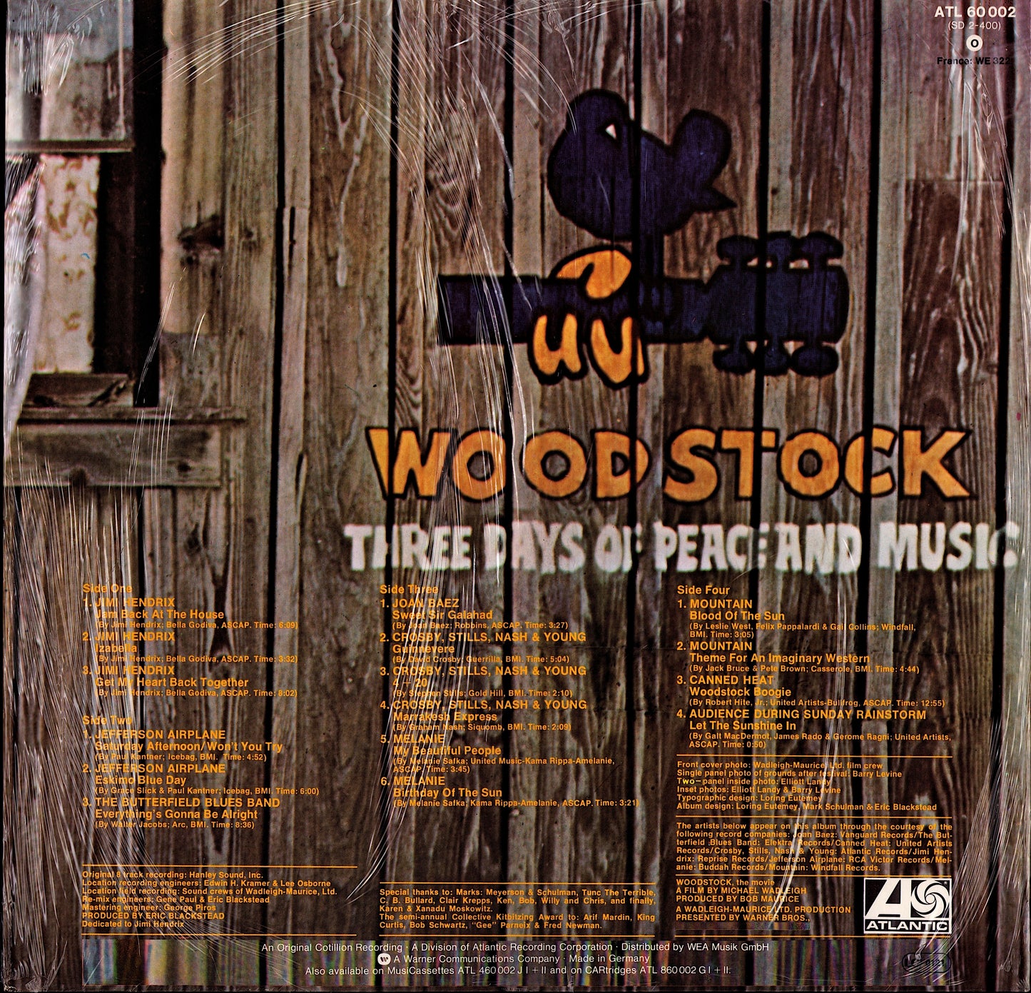 Woodstock Two Vinyl 2LP Still Sealed