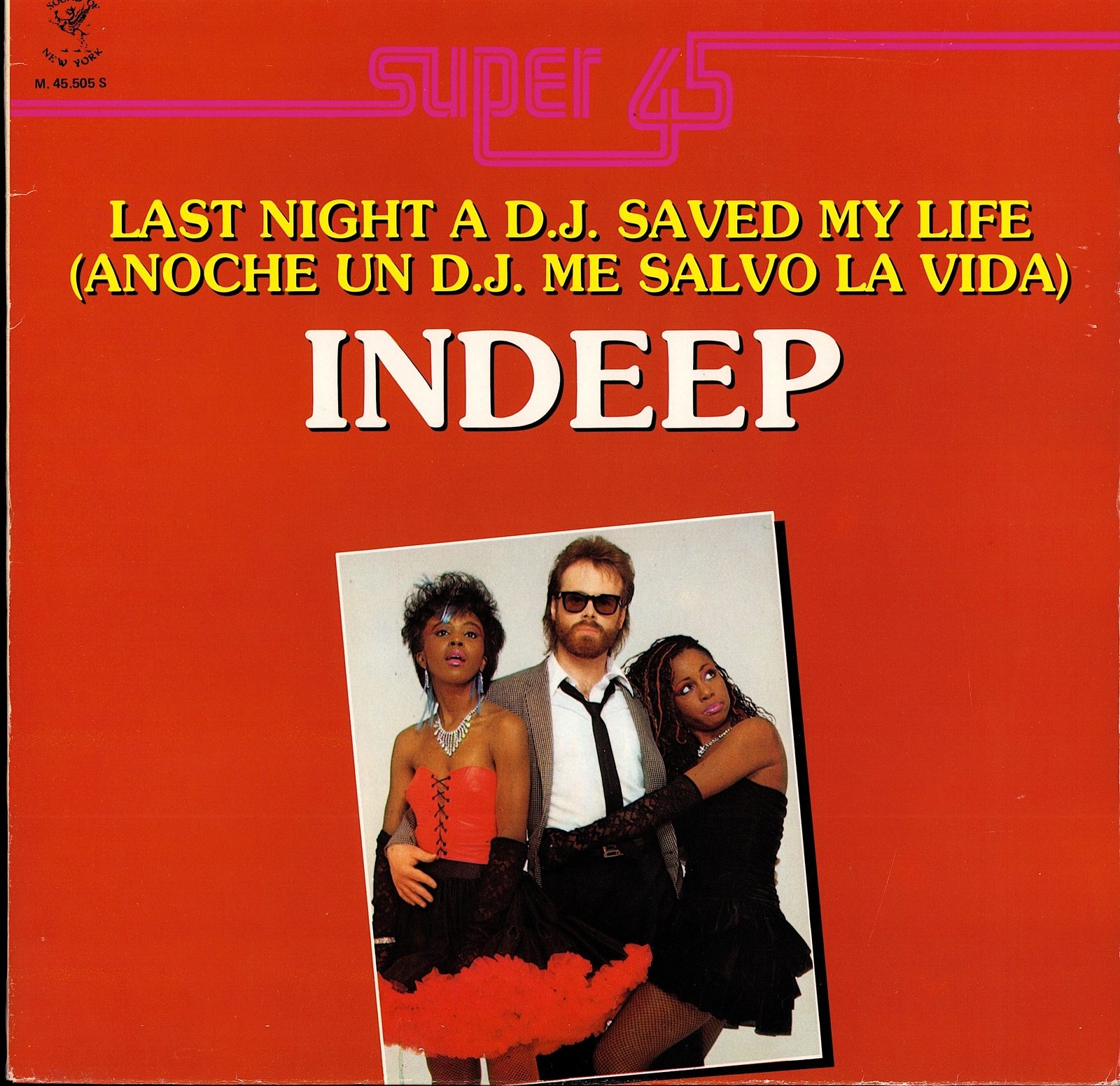 Indeep - Last Night A DJ Saved My Life (Vinyl 12
