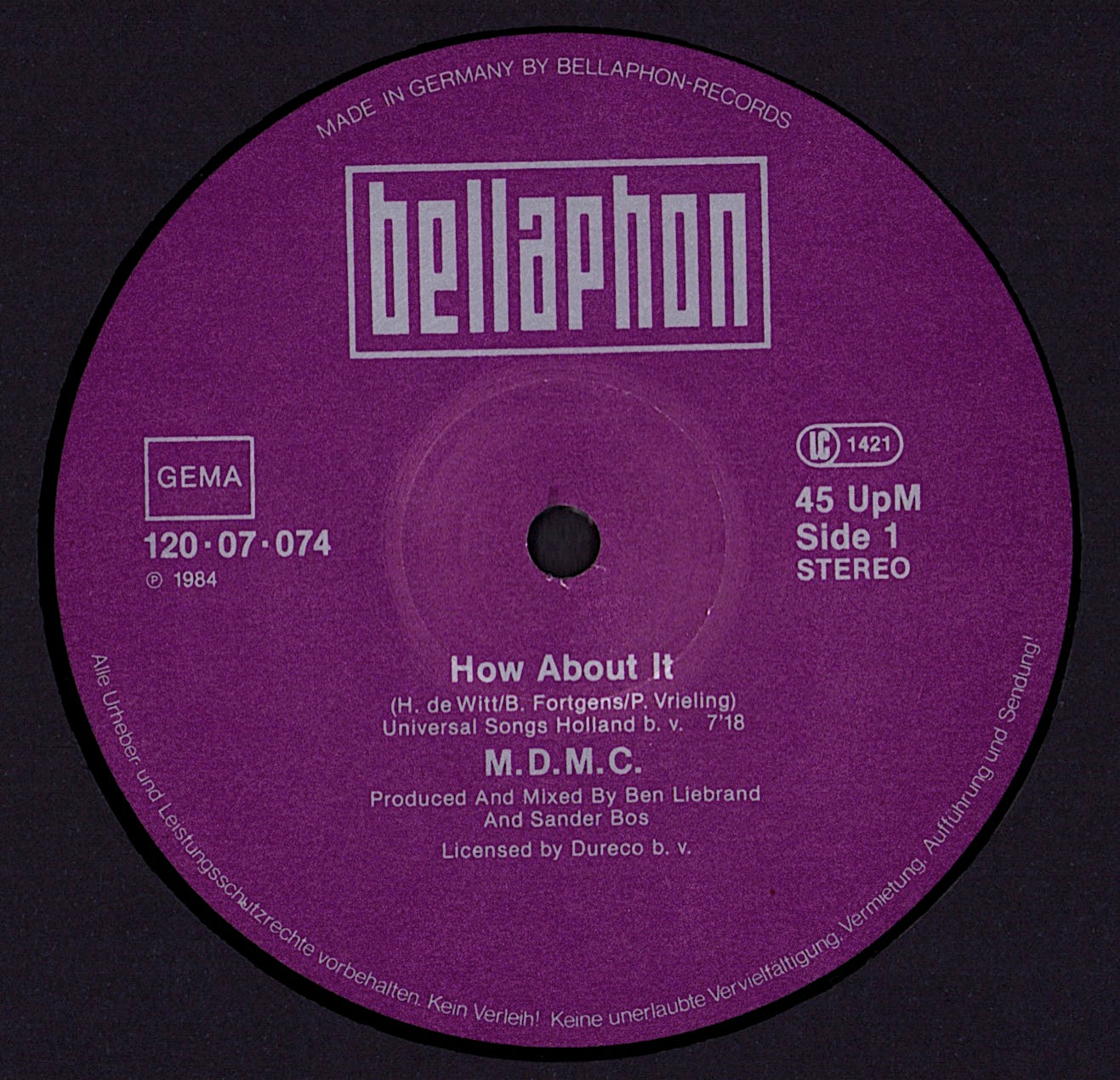 MDMC - How About It Special-Remix Vinyl 12" Maxi-Single