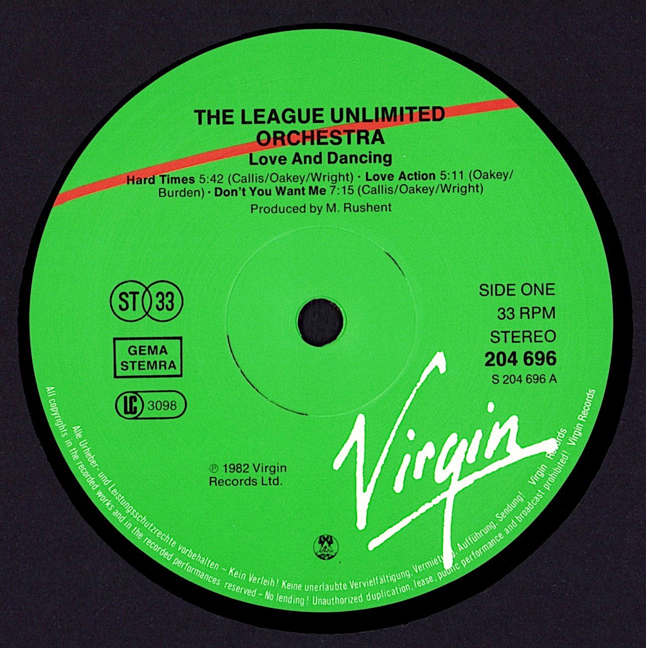 The Human League - Love And Dancing Vinyl LP