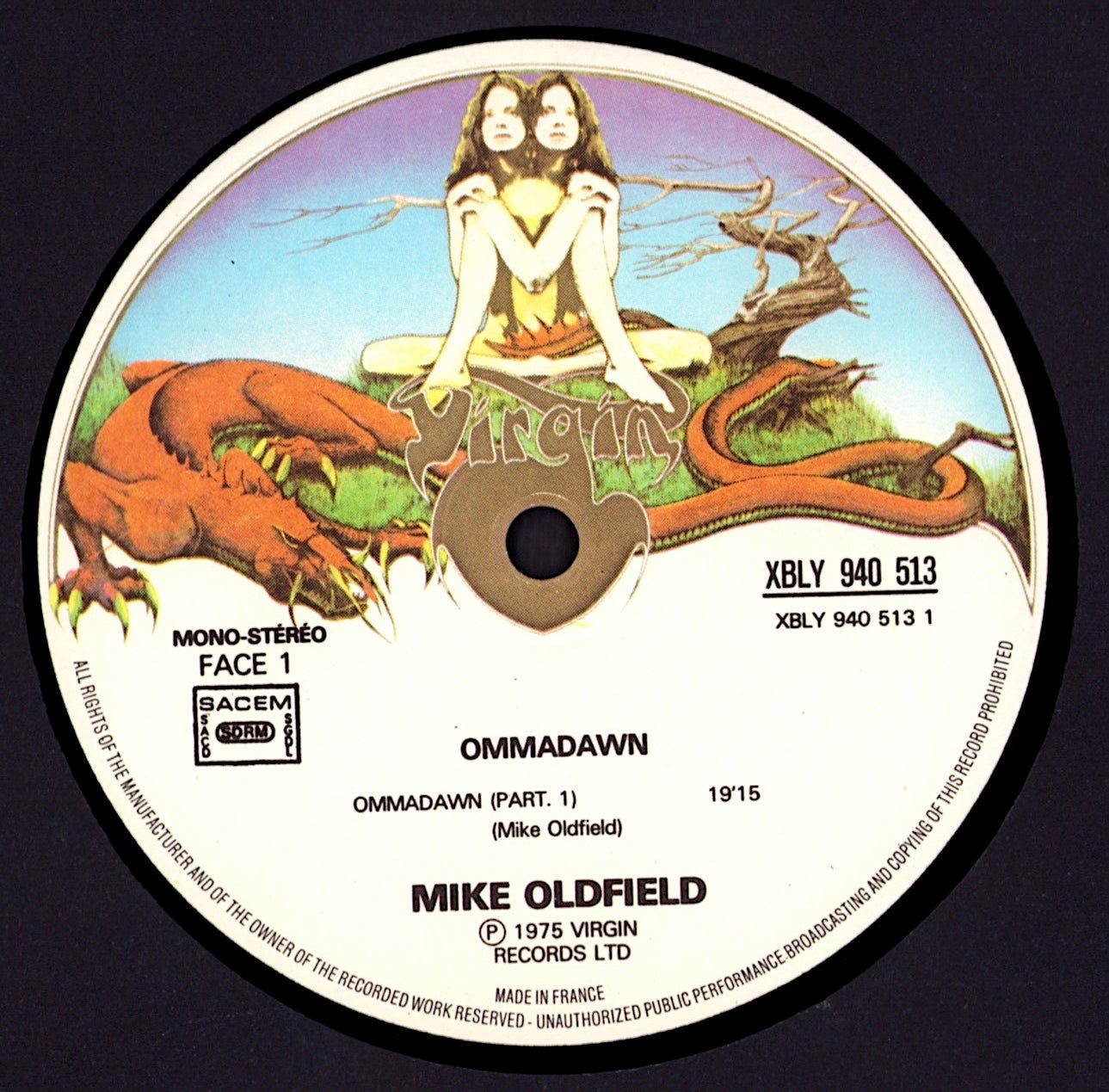 Mike Oldfield - Ommadawn Vinyl LP