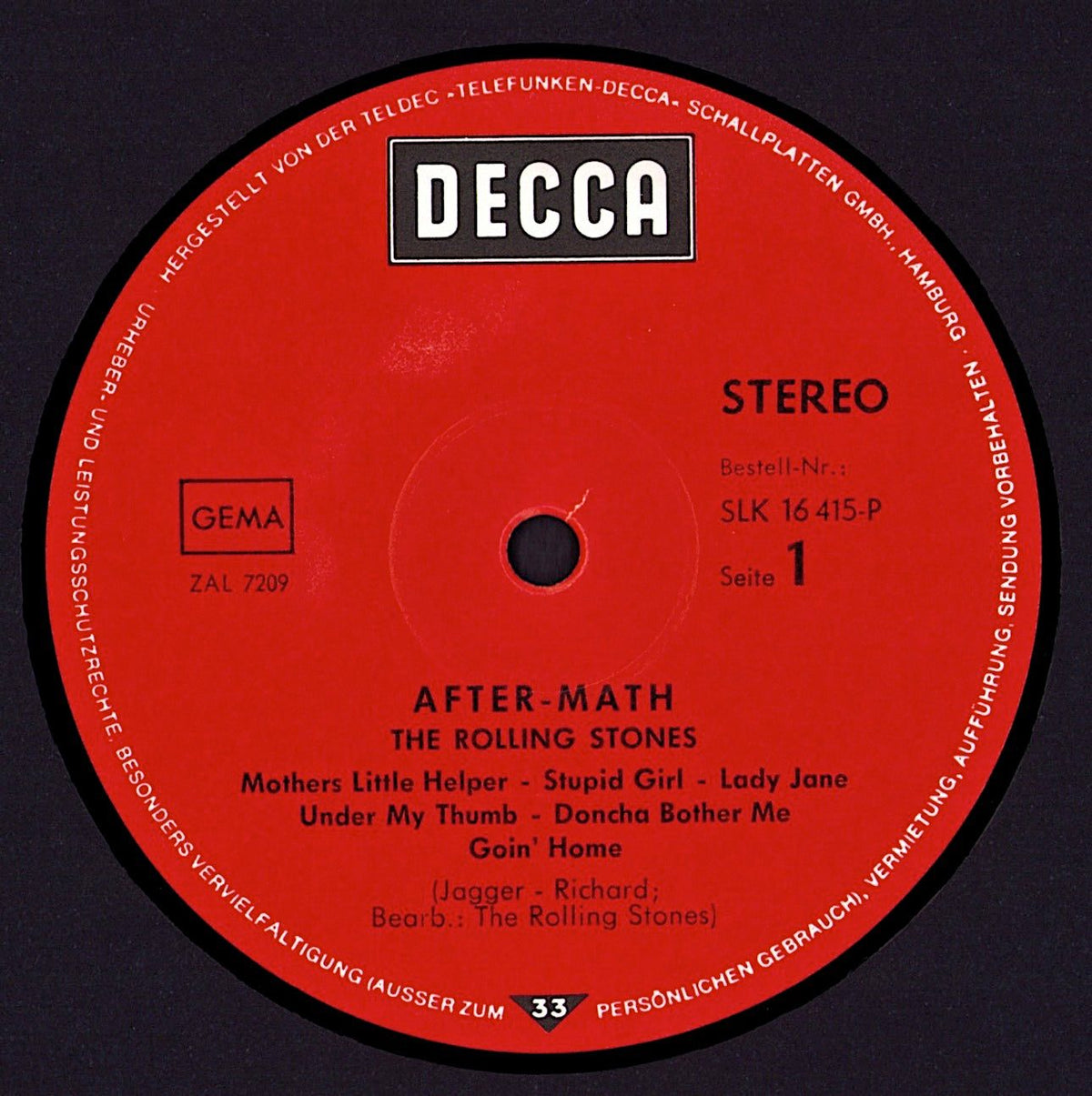 The Rolling Stones - After-Math Vinyl LP
