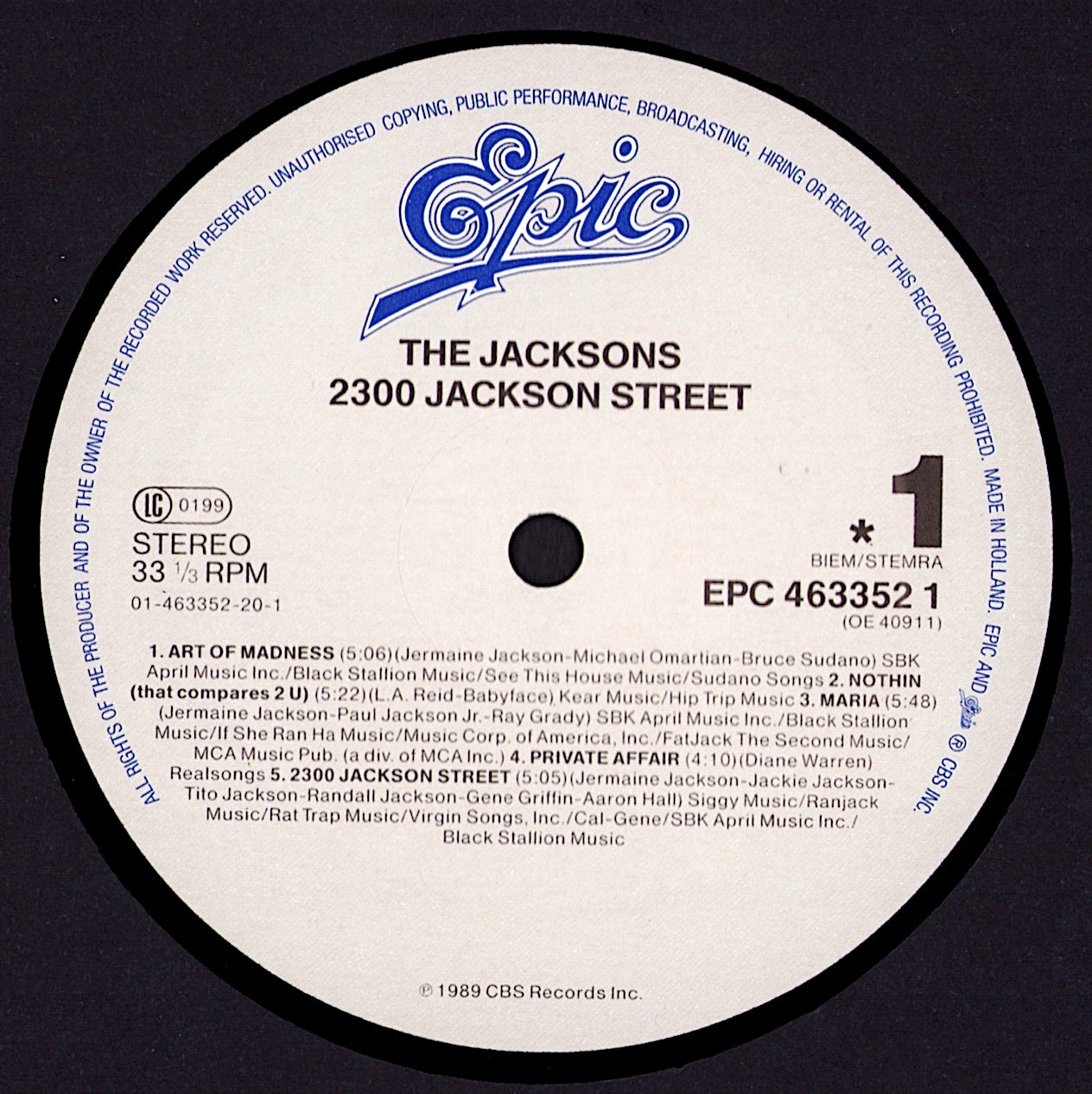 The Jacksons – 2300 Jackson Street Vinyl LP