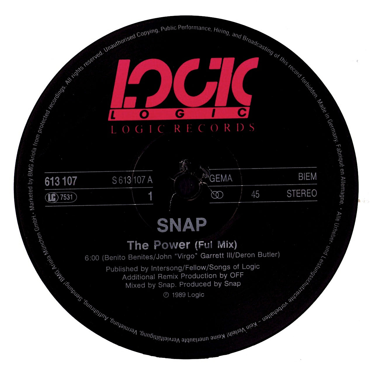 Snap! Introducing Turbo B. – The Power Remix