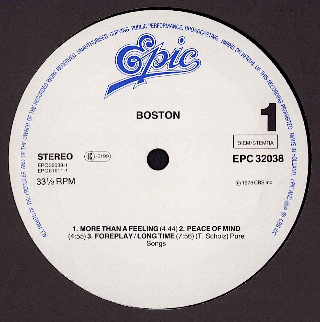 Boston - Boston Vinyl LP