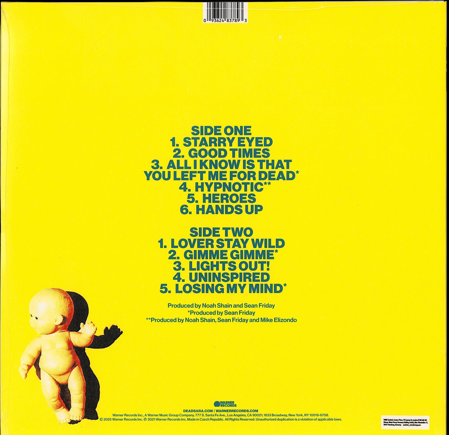 Dead Sara – Ain't It Tragic Lemonade Vinyl LP Limited Edition - RSD 2025