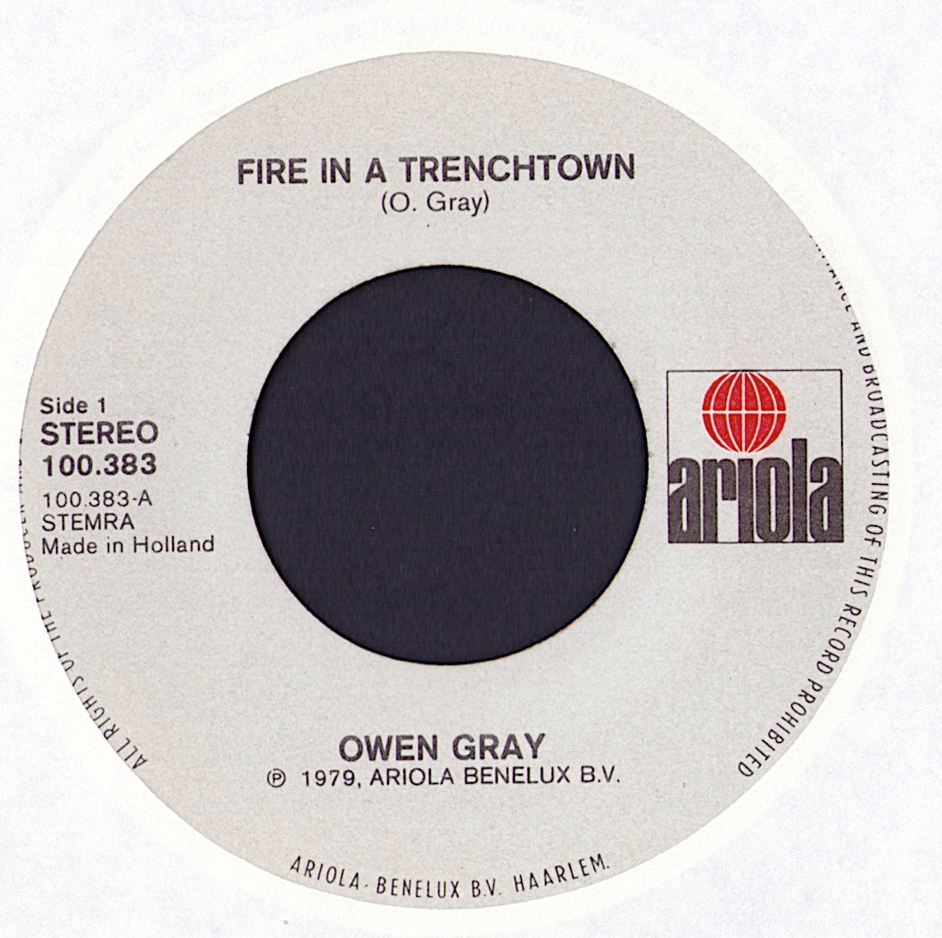 Owen Gray – Fire In A Trenchtown
