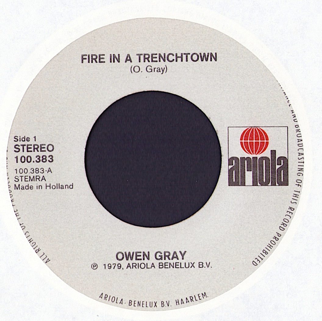 Owen Gray – Fire In A Trenchtown
