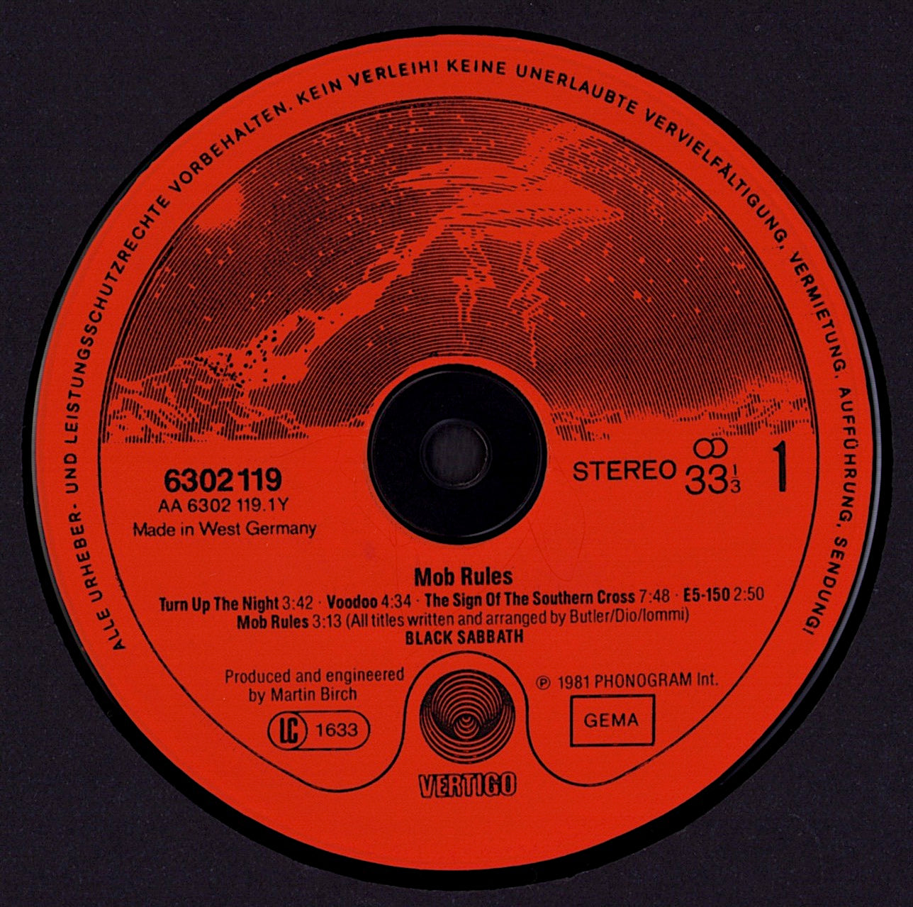 Black Sabbath - Attention! Black Sabbath! Vinyl LP Kopie