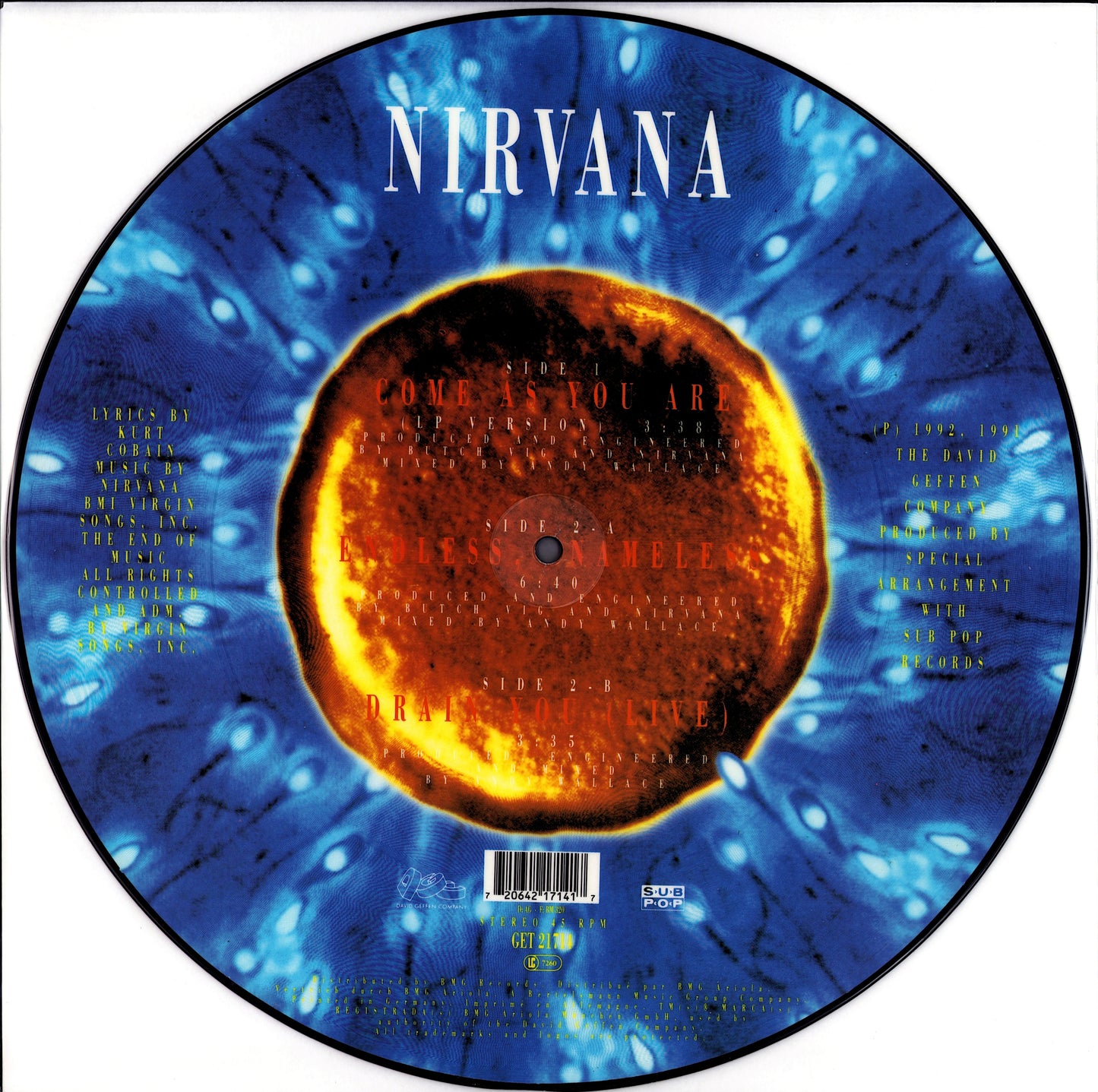 Nirvana – Come As You Are Vinyl Picture Disc